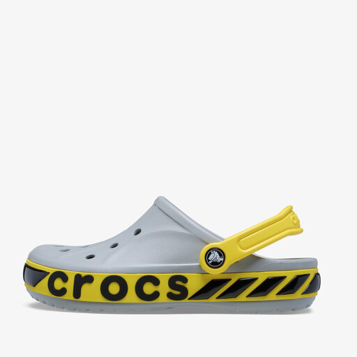 ™ Bayaband Racer Band Clogs kinder klompen grijs geel