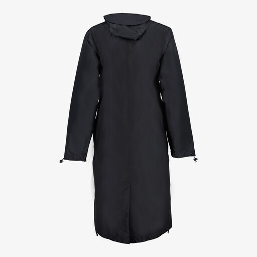 2 in 1 regenjas parka zwart