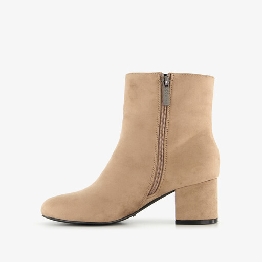 XX By dames enkellaarsjes met hak beige