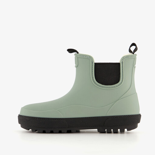 Kinder regenlaarzen gevoerd groen