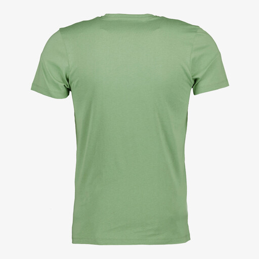 Heren T-shirt katoen ronde hals lichtgroen