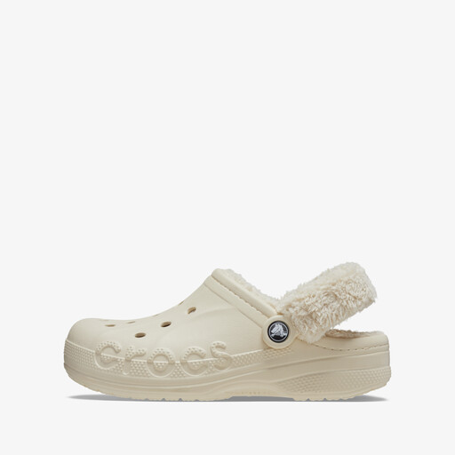 Baya Lined Fuzz Strap dames klompen wit