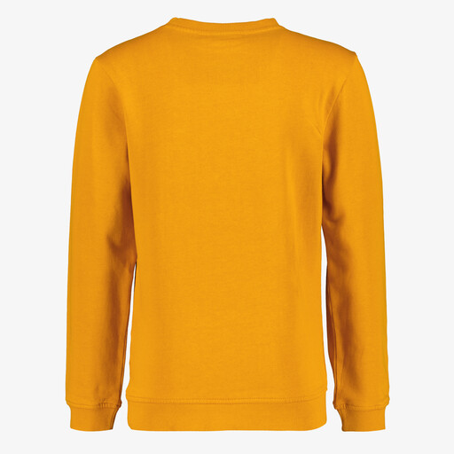 Jongens trui met opdruk geel