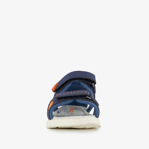 Jongens sandalen blauw oranje