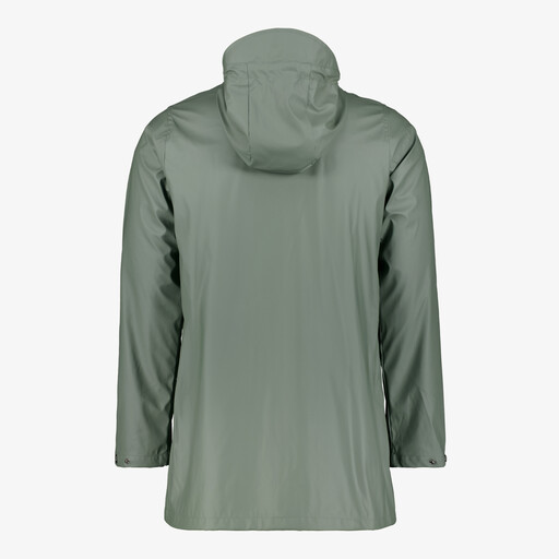 Lange heren regenjas groen