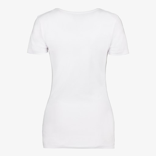 Dames T-shirt katoen wit