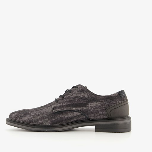 Heren veterschoenen grijs