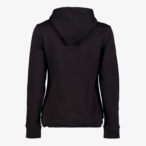 Metallic Fl dames hoodie zwart goud