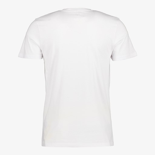 Heren T-shirt wit katoen ronde hals