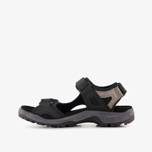 ECCO Off Road leren heren sandalen zwart