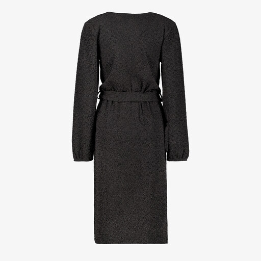 Dames jurk met glitters zwart