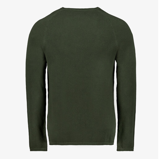Gebreide heren sweater groen