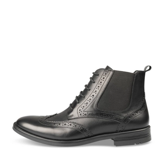 Bottines NOIR Homme CUIR motif Uni Lacets                                                                                                     B-BLAKE CUIR