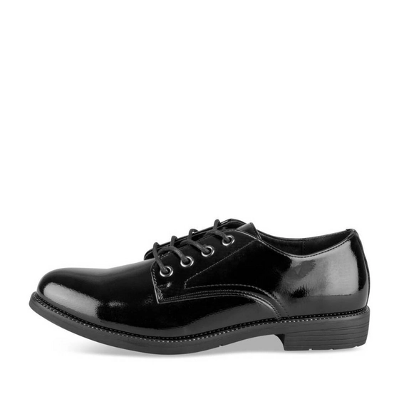 Derbies NOIR Femme motif Vernis Lacets                                                                                                     PHILOV