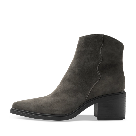 Bottines GRIS Femme motif Uni Fermeture éclair                                                                                                     SAN MARINA