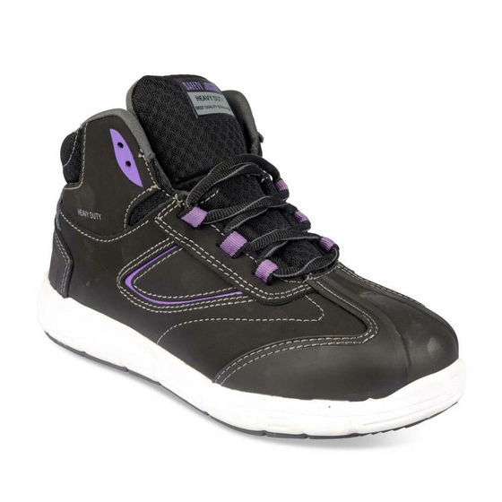 Chaussures de sécurité NOIR Femme CUIR motif Uni                                                                                                     SAFETY JOGGER
