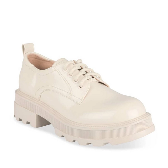 Derbies BEIGE Femme motif Uni Lacets                                                                                                     MERRY SCOTT