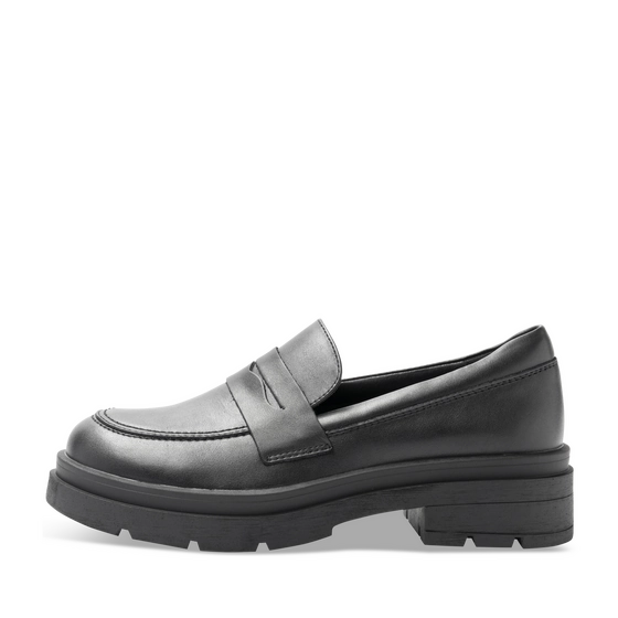 Mocassins NOIR Femme motif Uni A enfiler                                                                                                     SAN MARINA