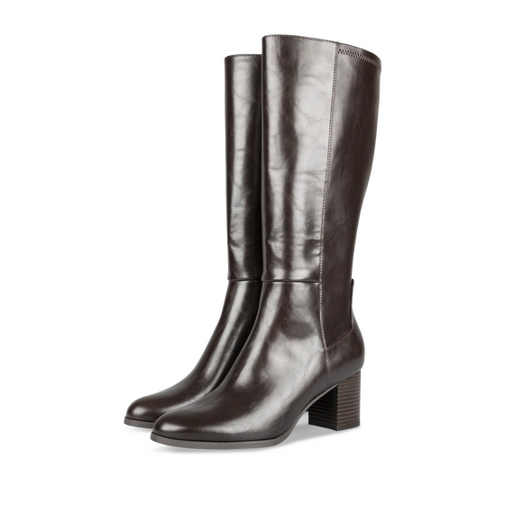 Bottes Marron Femme motif Uni Fermeture éclair                                                                                                     SINEQUANONE