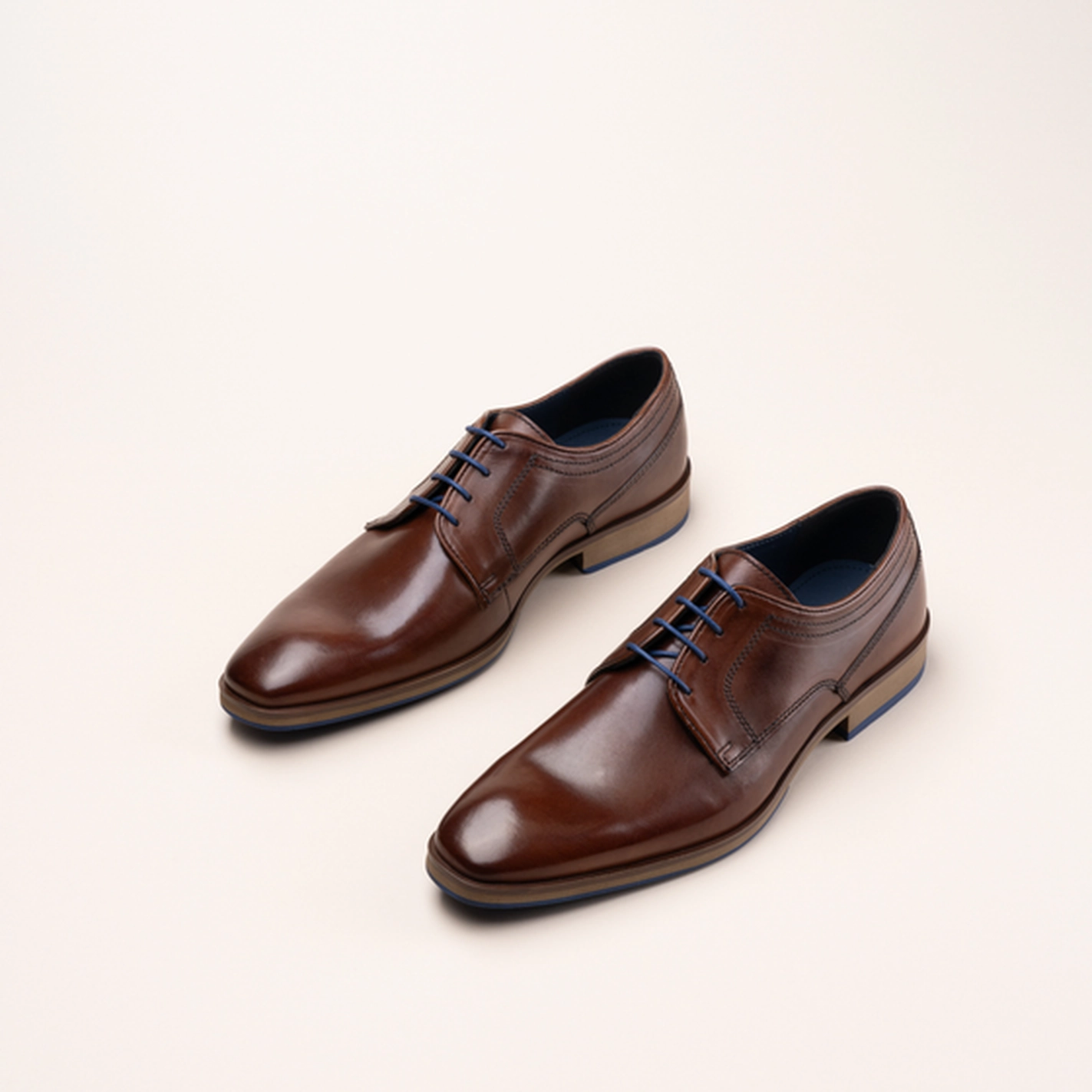 Derbies Marron Homme CUIR motif Uni Lacets                                                                                                     SAN MARINA