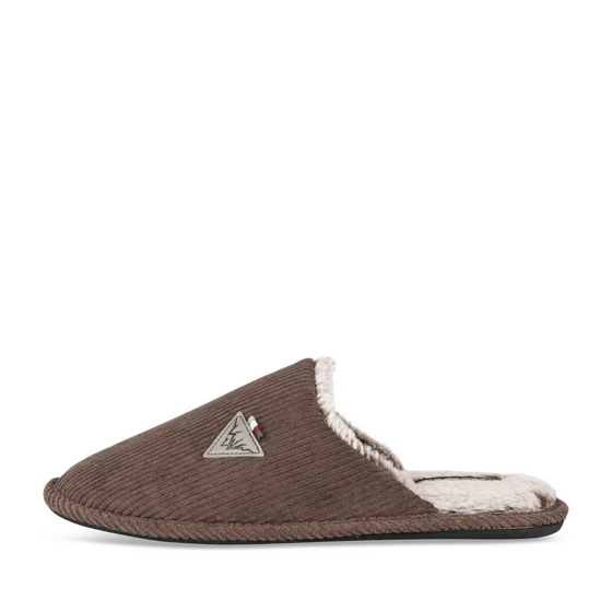 Chaussons Marron Homme motif Uni A enfiler                                                                                                     DENIM SIDE