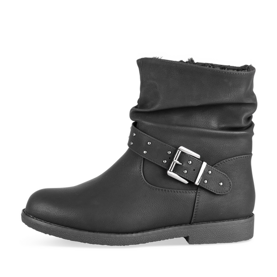 Bottines NOIR Femme motif Uni Fermeture éclair                                                                                                     PHILOV