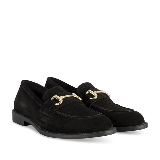 Mocassins NOIR Femme CUIR motif Uni A enfiler                                                                                                     SAN MARINA
