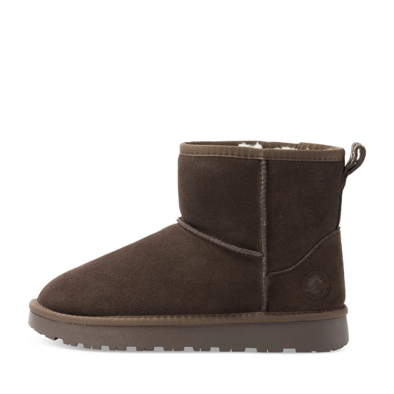 Bottines Cosy Boots Marron Femme motif Uni A enfiler                                                                                                     PATAUGAS CUIR