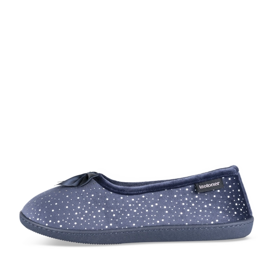 Chaussons MARINE Femme motif Uni A enfiler                                                                                                     ISOTONER