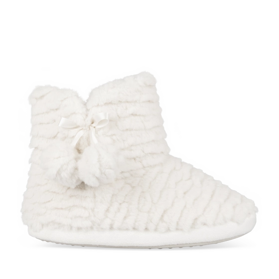 Chaussons BLANC Femme motif Uni A enfiler                                                                                                     PHILOV