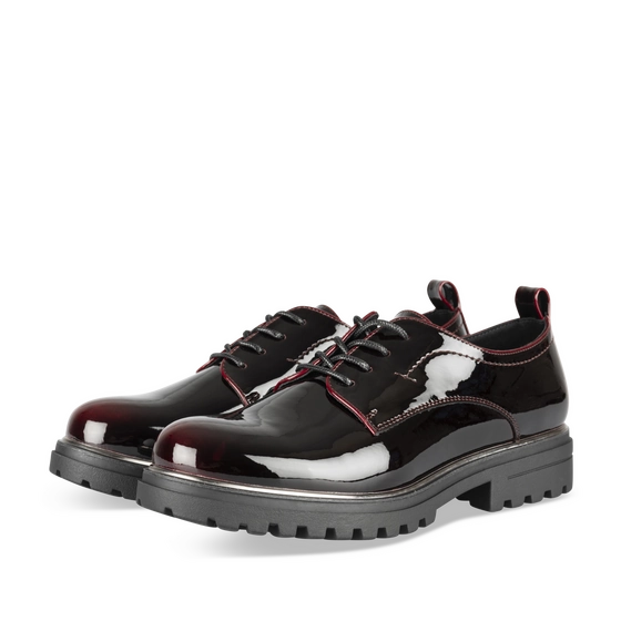 Derbies BORDEAUX Femme motif Uni Lacets                                                                                                     MERRY SCOTT
