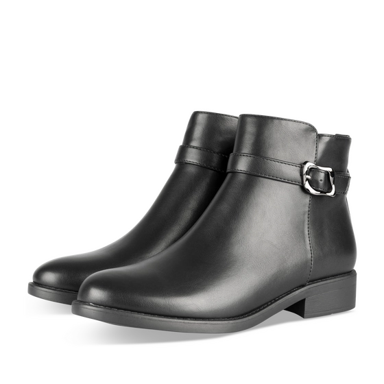 Bottines NOIR Femme motif Uni Fermeture éclair                                                                                                     PHILOV