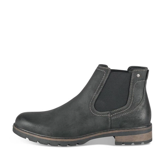 Bottines NOIR Homme motif Uni A enfiler                                                                                                     DENIM SIDE