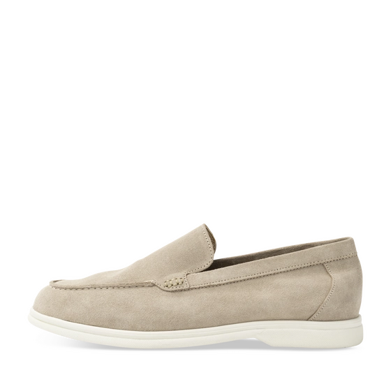 Mocassins BEIGE Femme CUIR motif Uni A enfiler                                                                                                     SAN MARINA