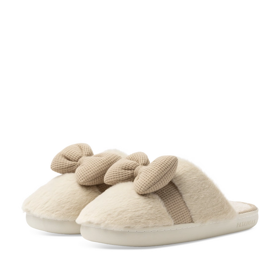 Chaussons BEIGE Femme motif Uni A enfiler                                                                                                     PATAUGAS