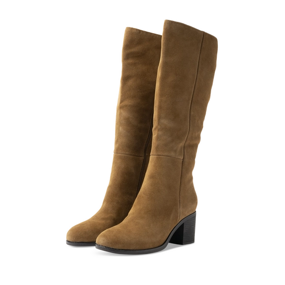 Bottes COGNAC Femme motif Uni Fermeture éclair                                                                                                     SAN MARINA