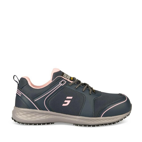 Chaussures de sécurité BLEU Femme motif Uni Lacets                                                                                                     SAFETY JOGGER