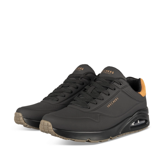 Baskets NOIR Homme motif Uni Lacets                                                                                                     SKECHERS