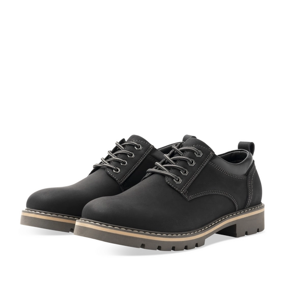 Derbies NOIR Homme motif Uni Lacets                                                                                                     PATAUGAS CUIR