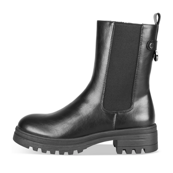 Bottines NOIR Femme motif Uni Fermeture éclair                                                                                                     MERRY SCOTT