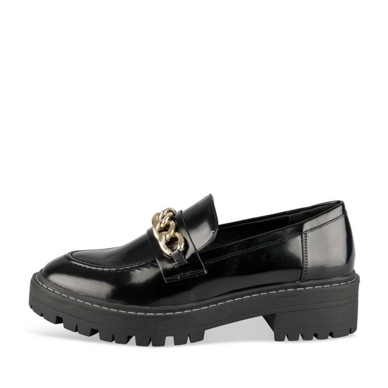 Mocassins NOIR Femme motif Chaîne A enfiler                                                                                                     MERRY SCOTT