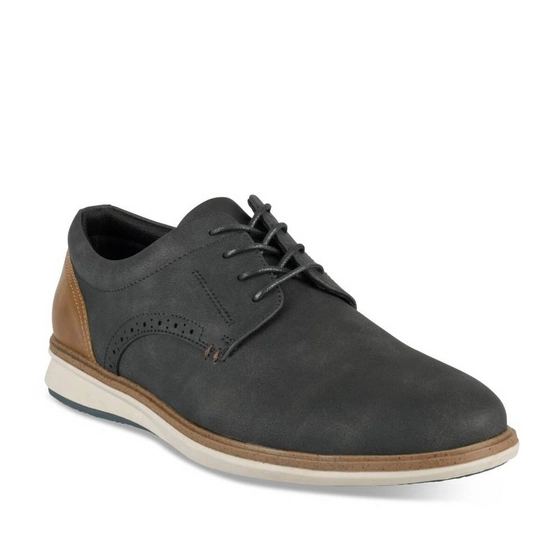 Mocassins NOIR Homme motif Uni Lacets                                                                                                     DENIM SIDE