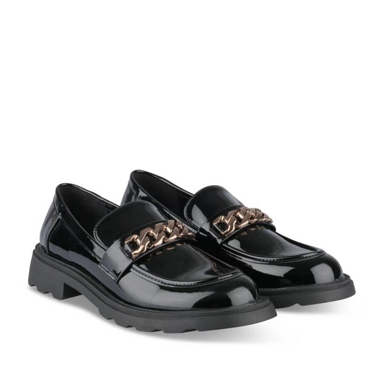 Mocassins NOIR Femme motif Chaîne A enfiler                                                                                                     MERRY SCOTT