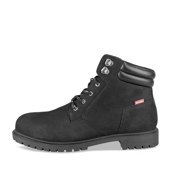 Bottines NOIR Homme CUIR motif Uni Lacets                                                                                                     LEVIS