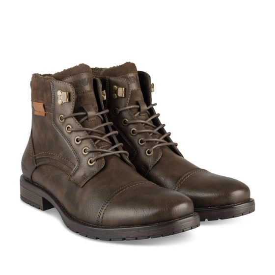 Bottines Marron Homme motif Uni A enfiler                                                                                                     DENIM SIDE