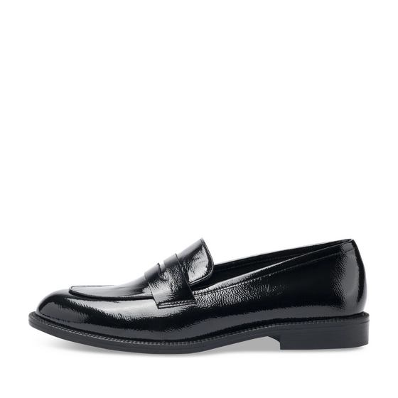 Mocassins NOIR Femme CUIR motif Uni A enfiler                                                                                                     SAN MARINA