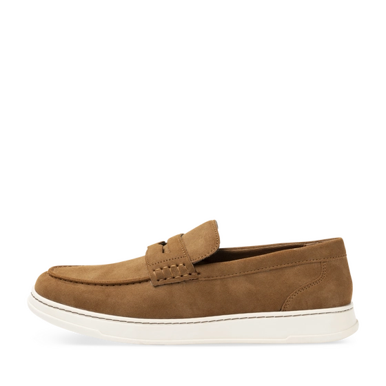 Chaussures bateau Marron Homme motif Uni A enfiler                                                                                                     PATAUGAS