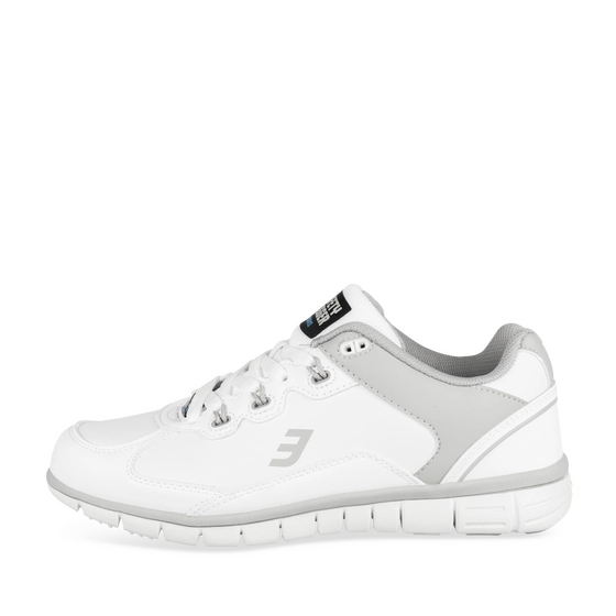 Chaussures de sécurité BLANC Femme motif Uni A enfiler                                                                                                     SAFETY JOGGER