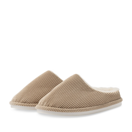 Chaussons BEIGE Homme motif Uni A enfiler                                                                                                     PATAUGAS