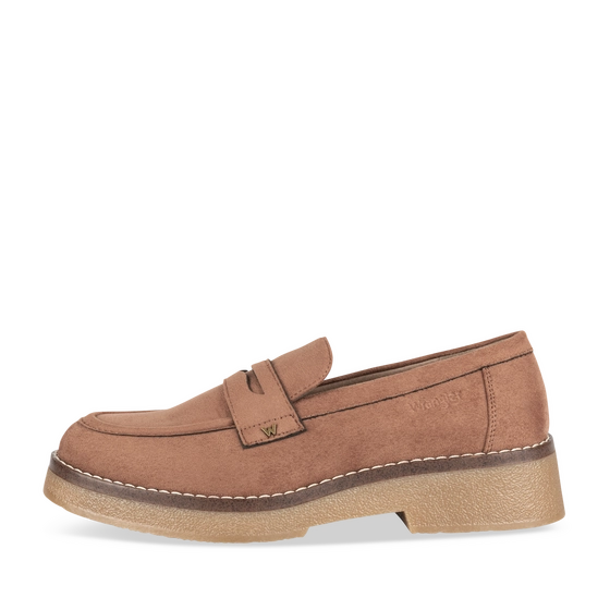 Mocassins Marron Femme motif Uni A enfiler                                                                                                     WRANGLER